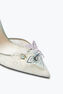 Zapato de salón Floriane azul pastel 105