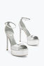Anastasia Silver Sandal 130