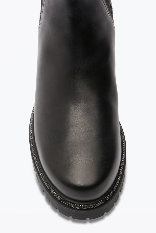 Bottine En Cuir Noir Bika Bottine En Cuir Noir Bika