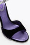 CLEO SPARK SANDAL IN PURPLE VELVET 105