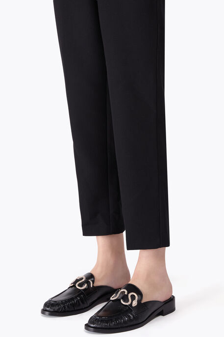 MORGANA BLACK MULE LOAFER 20