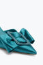 Sara Teal And Rhinestone Slingback 80