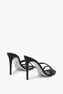 Irina 黑色水晶穆勒鞋 105