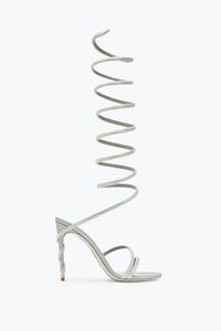 Margot Crystal Grey Sandal 105