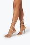 CHANDELIER CRYSTAL BEIGE SANDAL 105