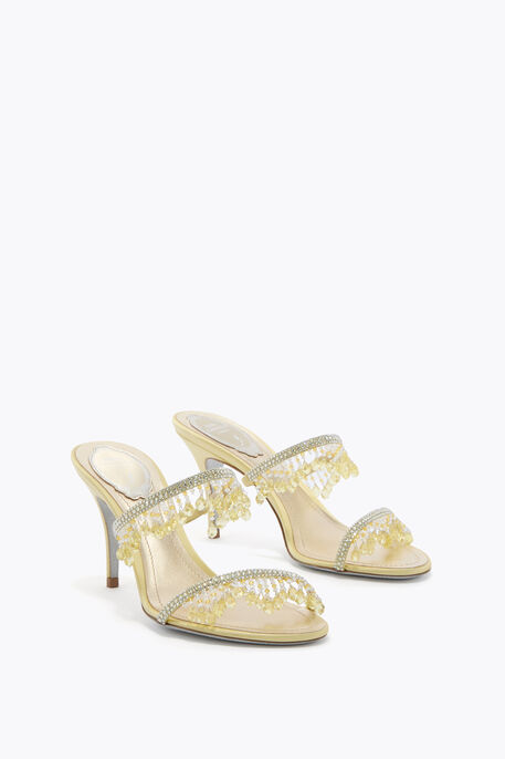 JAHANARA BUTTER YELLOW MULE 80