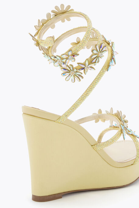 KASSIE YELLOW WEDGE SANDAL 105