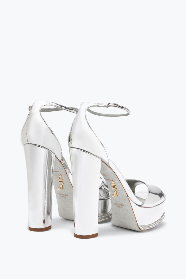 Sandalia Liza Plateada 130