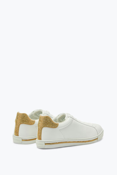 Xtra Crystal White-Gold Sneaker 15 Xtra Crystal White-Gold Sneaker 15
