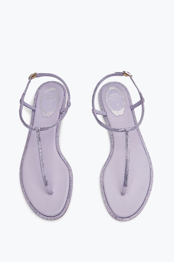 Diana Crystal Lavender Sandal 10