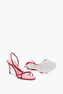 BRAID RED SANDAL 80