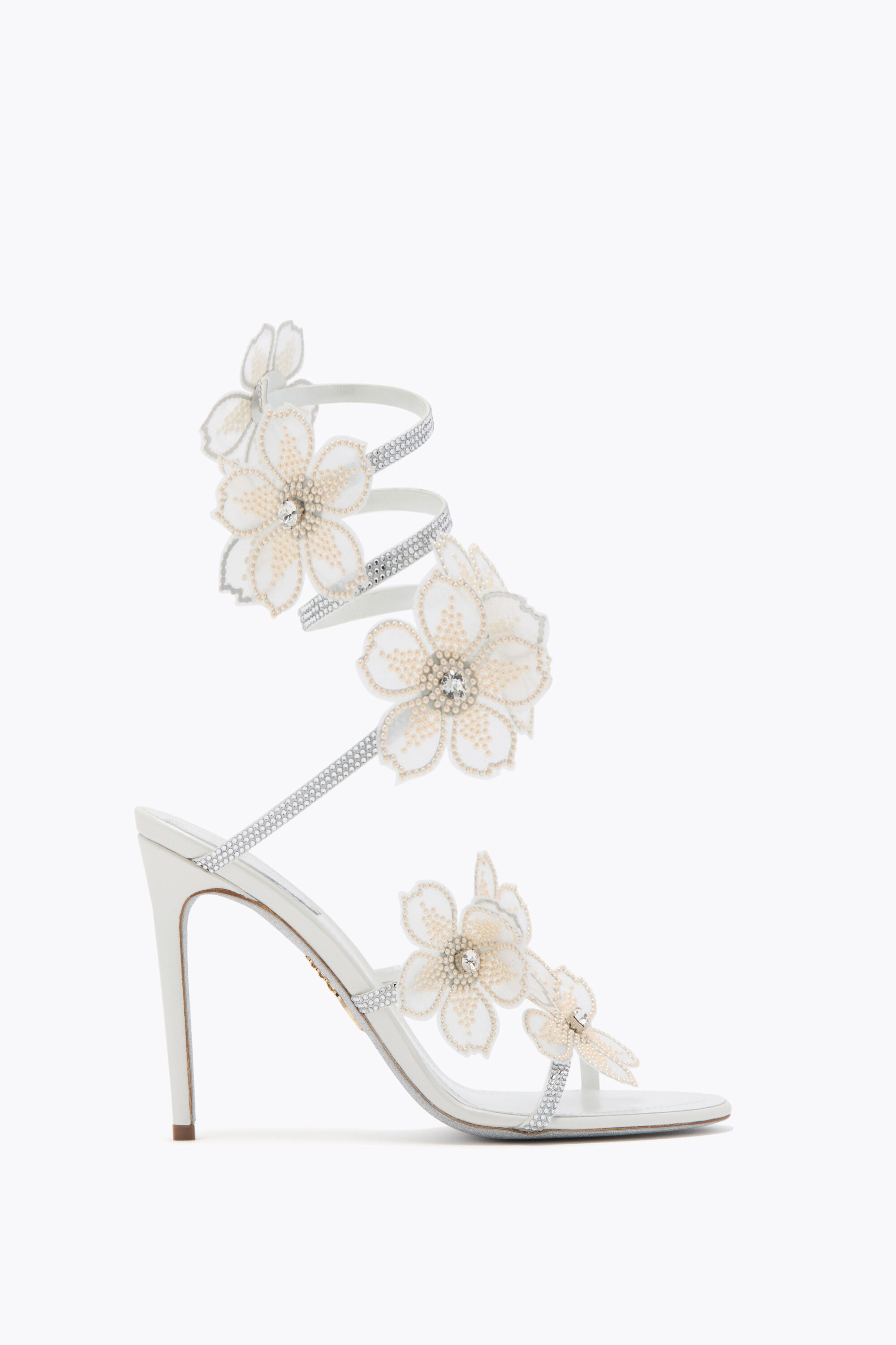 Jeweled PEACH FLOWER | Rene Caovilla®