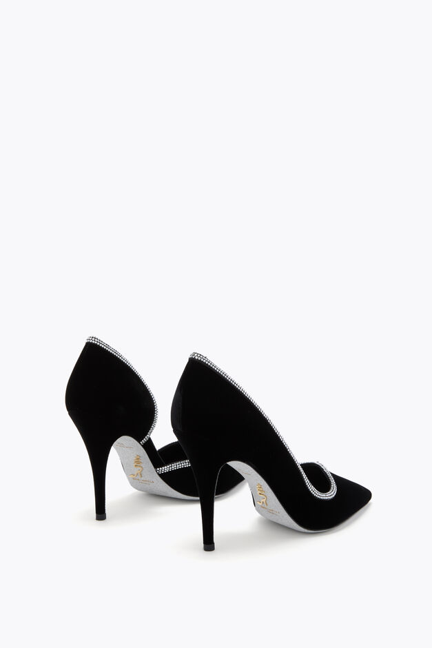 ONDA BLACK VELVET PUMP 100 ONDA BLACK VELVET PUMP 100