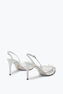 Cinderella White Slingback With Crystal 80