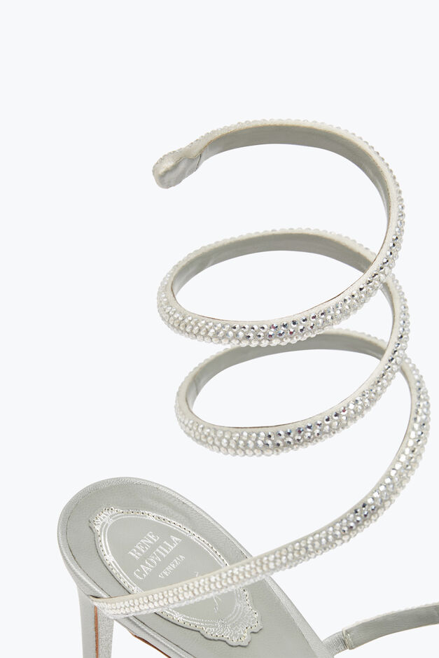 CLEO SILVER SANDAL 80 CLEO SILVER SANDAL 80
