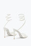 MARGOT SWAROVSKI WHITE SANDAL JEWEL
