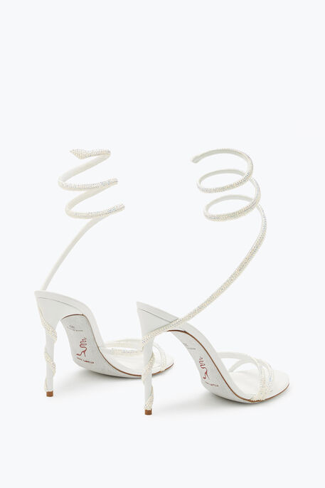 Sandalia Margot blanca con mariposas 105 Sandalia Margot blanca con mariposas 105