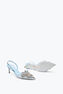 Escarpin slingback Cinderella bleu pastel 60