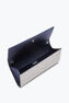 Clutch Zafira Blu Con Cristalli All-Over