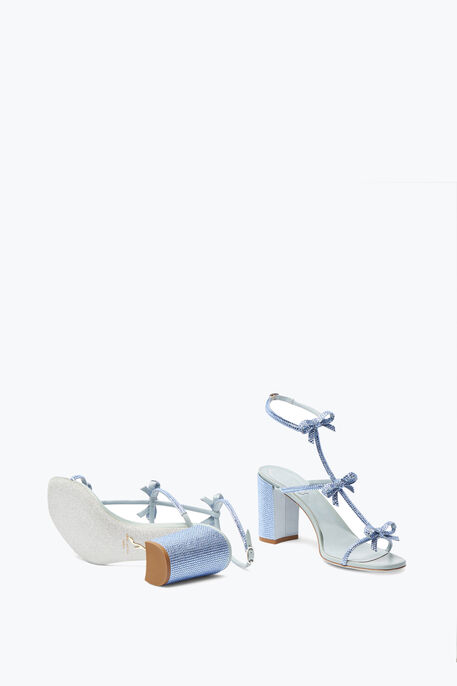 Caterina Crystal Powder Blue Sandal 80 Caterina Crystal Powder Blue Sandal 80
