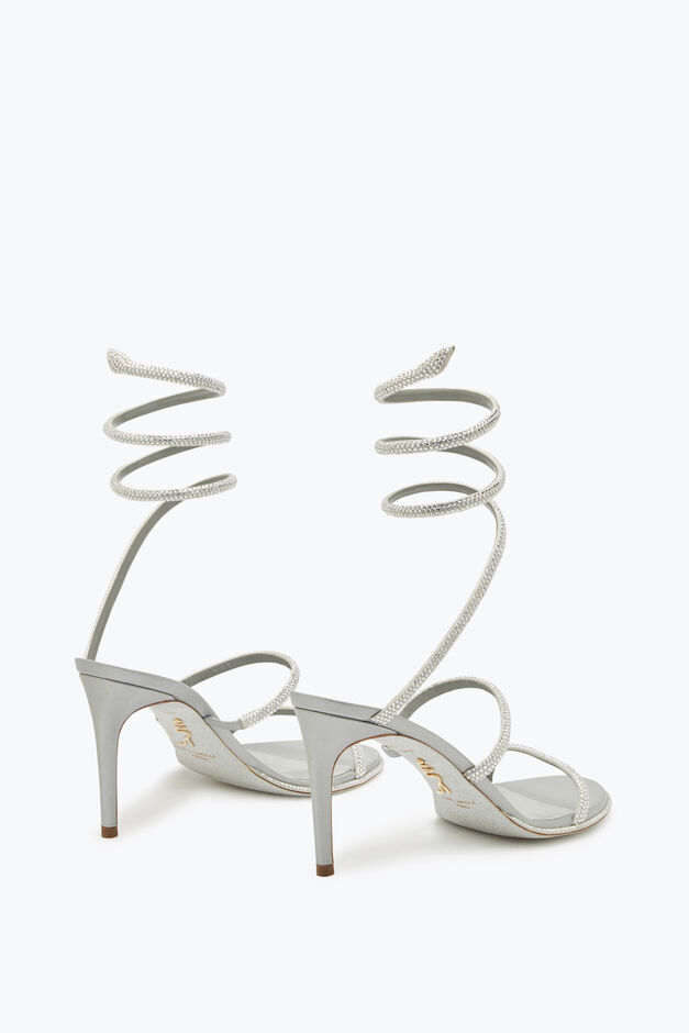 CLEO SILVER SANDAL 80 CLEO SILVER SANDAL 80