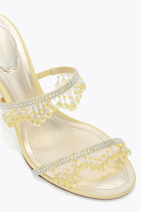 JAHANARA BUTTER YELLOW MULE 80