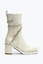 Stiefelette Cleo Elfenbein Mit Kristallen 60