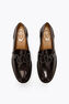 MORGANA DARK BROWN LOAFER WITH CRYSTALS 20