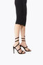 CLEO BLACK VELVET SANDAL 105