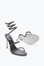 Cleo Anthracite Sandal With Crystals 105