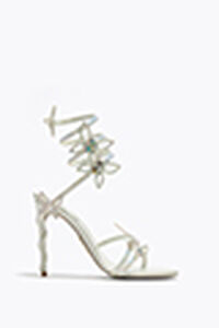 MARGOT WHITE SANDAL WITH BUTTERFLIES 105