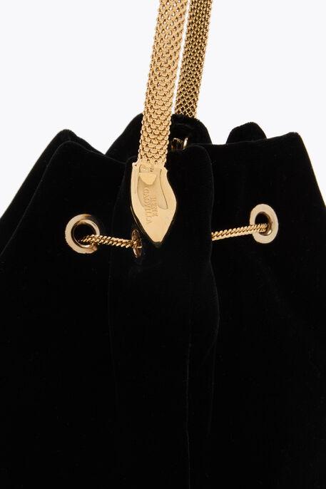DEVA BLACK VELVET MINI BAG