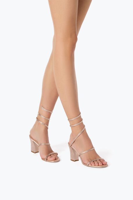 CLEO NUDE SANDAL WITH SOUL HEEL 80
