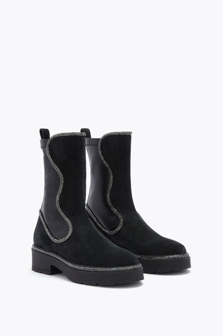 ONDA BLACK BIKER BOOT 50