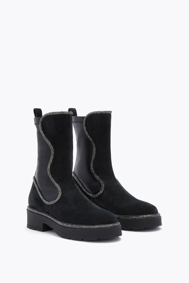 ONDA BLACK BIKER BOOT 50