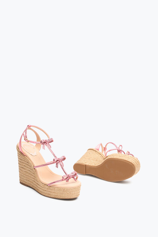 CATERINA CANDY PINK WEDGE SANDAL 120