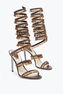 Chandelier Crystal Chestnut Brown Sandal 105