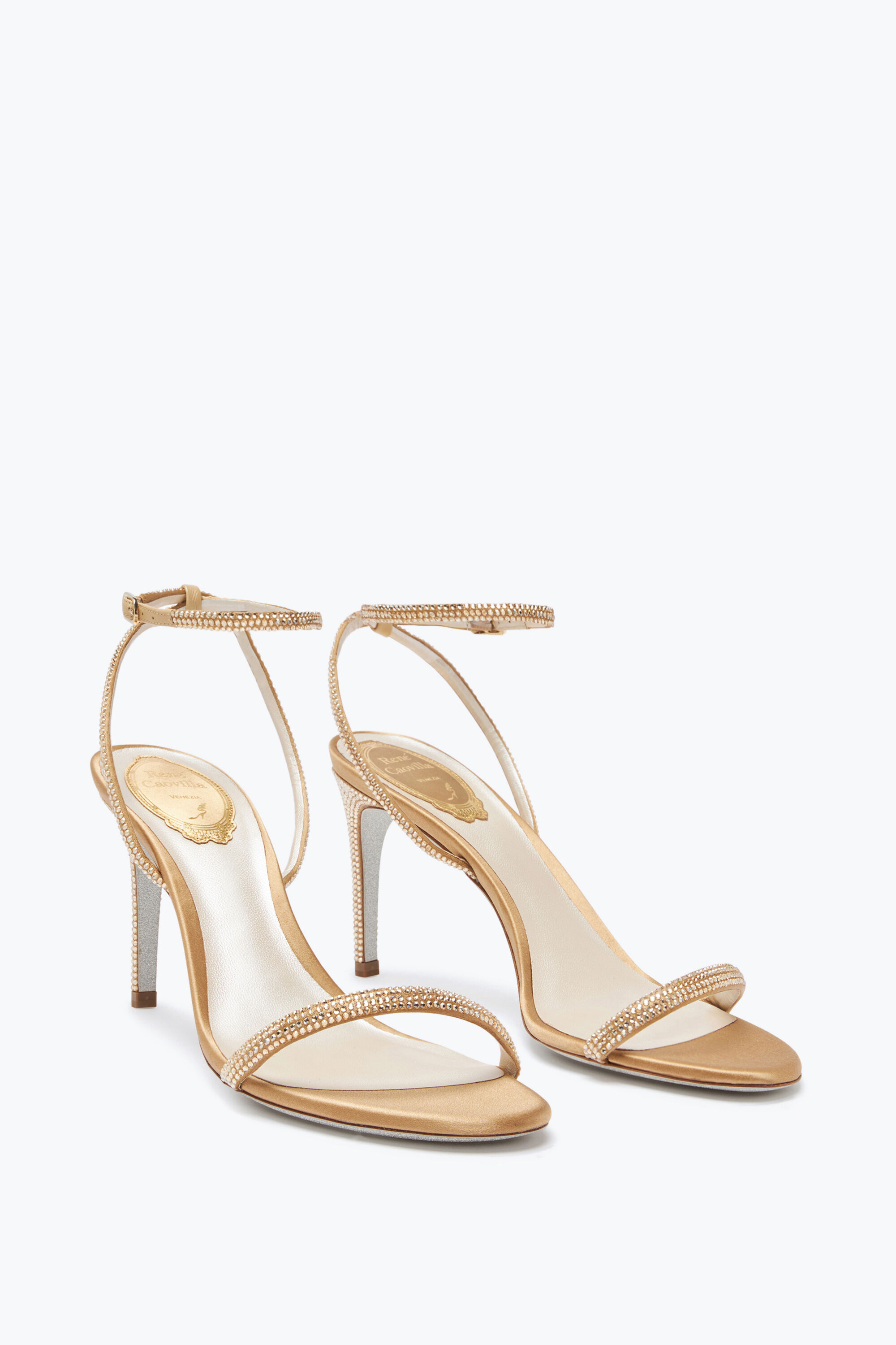Rene caovilla crystal sandals clearance