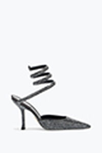 Cleo Anthracite Pump With Crystals 105