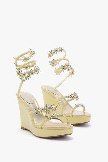 KASSIE YELLOW WEDGE SANDAL 105