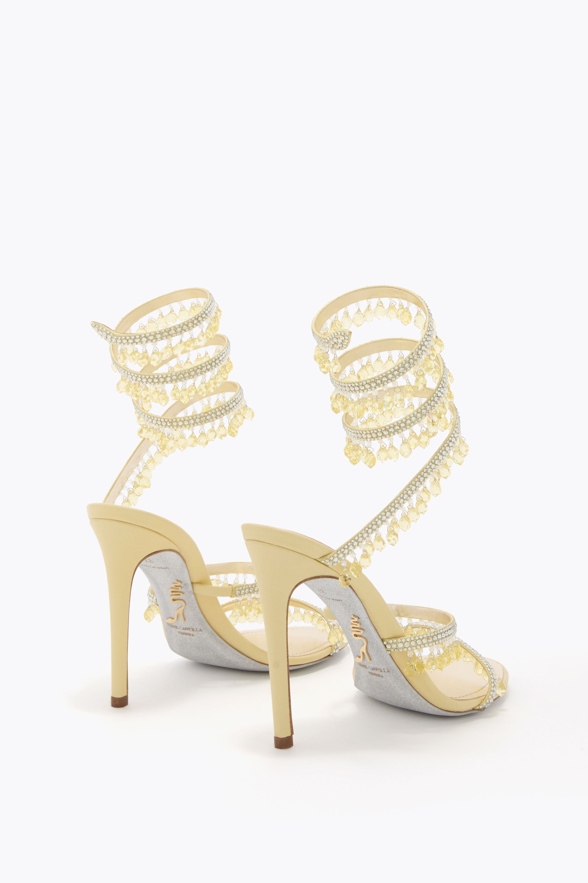 Jeweled sandals with crystals and gems | Rene Caovilla®