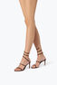 SANDALE CLEO EN CUIR D’AYERS MARRON 80