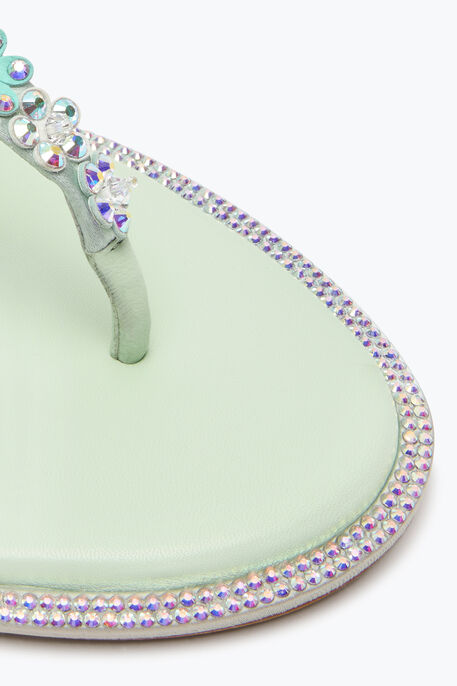 EDEN GREEN MINT THONG SANDAL 10 EDEN GREEN MINT THONG SANDAL 10