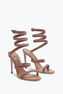 Cleo Sandal In Satin Pink 105