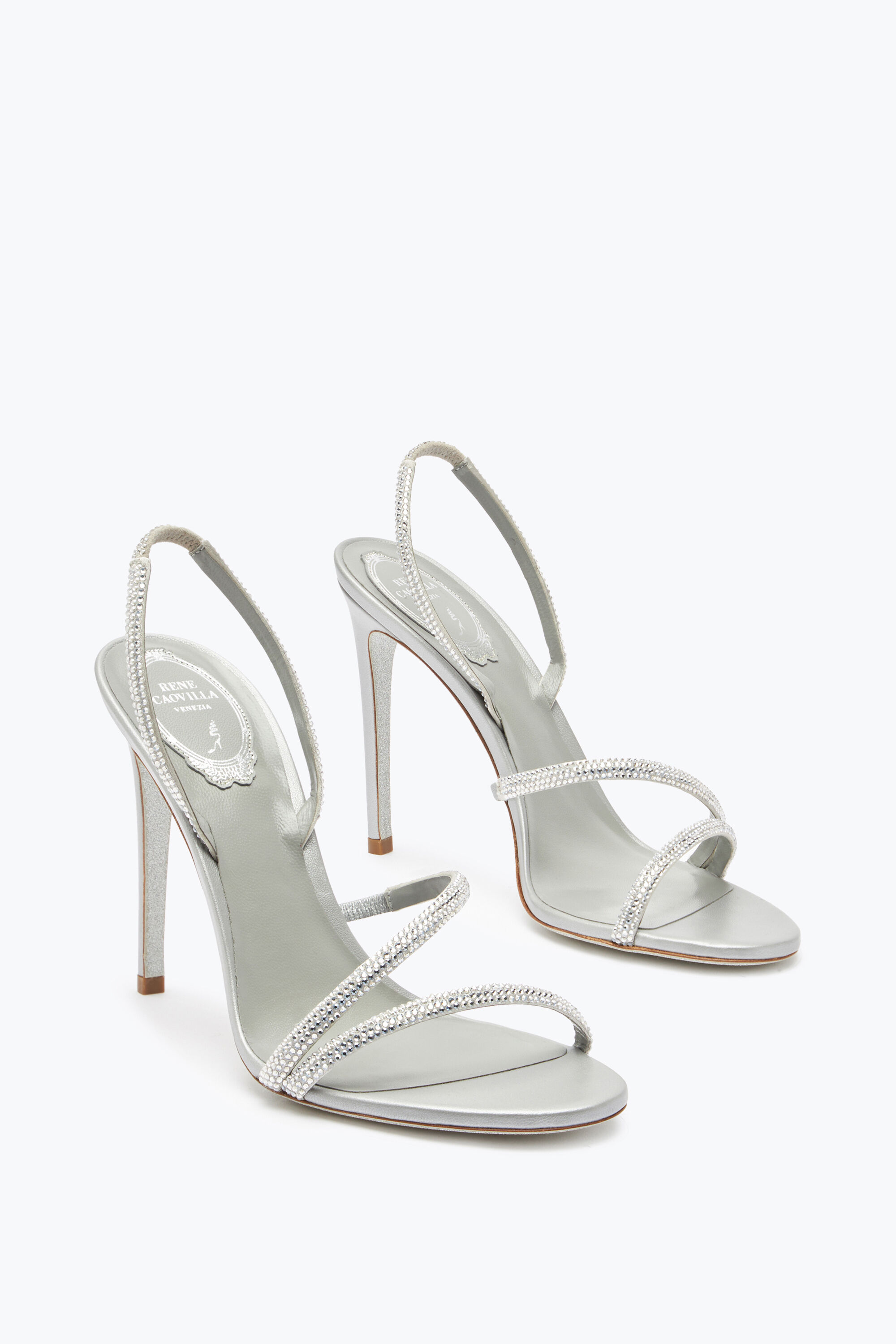 Gray heeled sandals hotsell