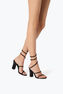 CLEO TOTAL BLACK SANDAL WITH SOUL HEEL 105