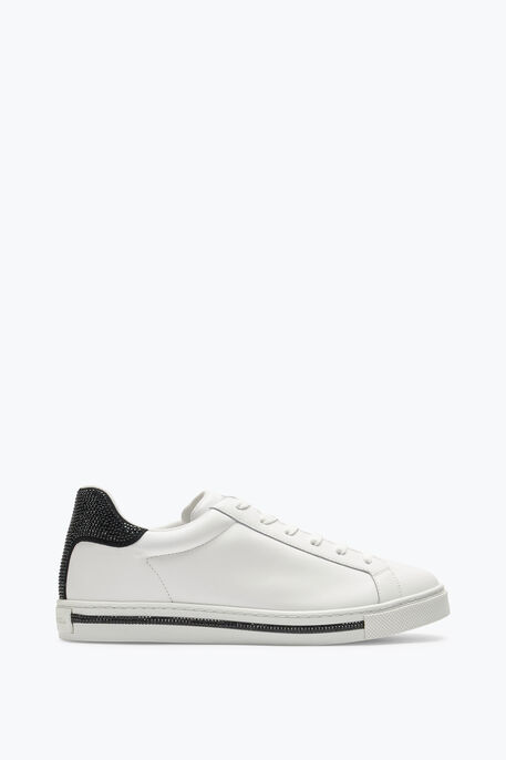 Xtra White-Black Sneaker With Crystals 15 Xtra White-Black Sneaker With Crystals 15
