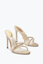 Irina Crystal Champagne Mule 105