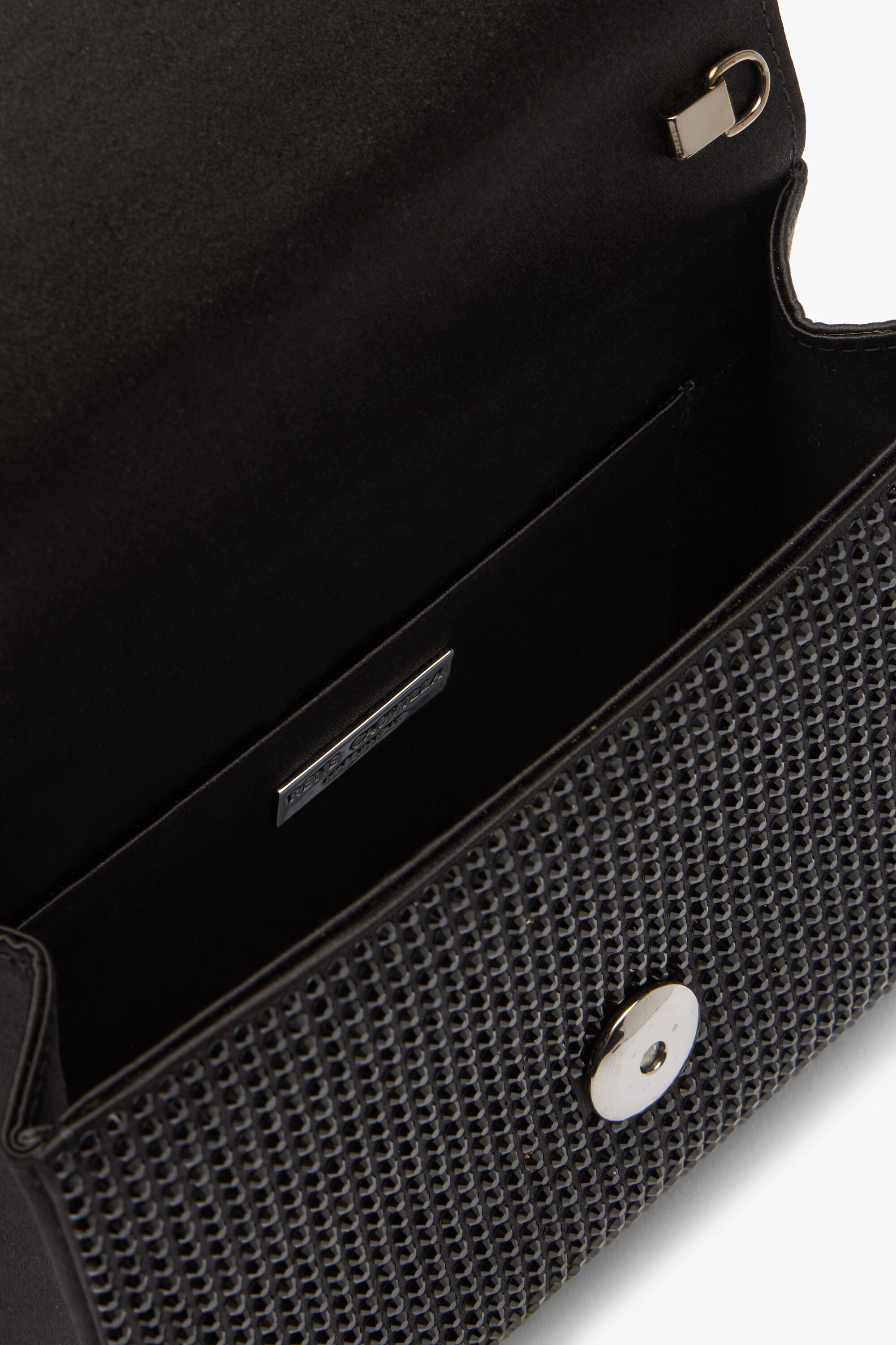 Jeweled Black Clutch Bag Kamila | Rene Caovilla®