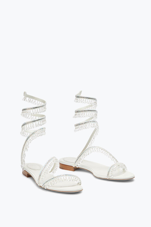 Chandelier Crystal Ivory Sandal 10